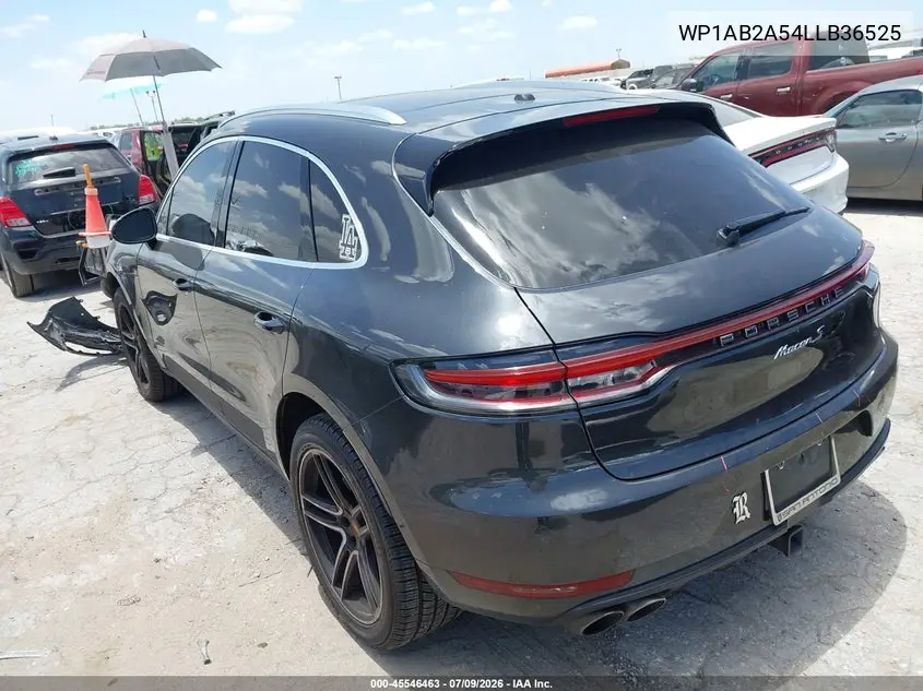 2020 Porsche Macan S VIN: WP1AB2A54LLB36525 Lot: 45546463