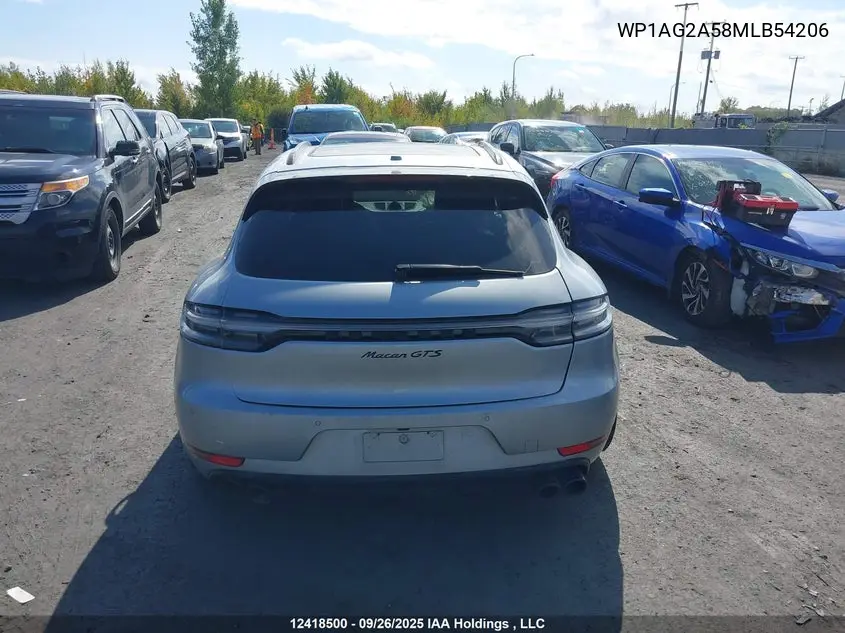 2021 Porsche Macan Gts VIN: WP1AG2A58MLB54206 Lot: 12418500