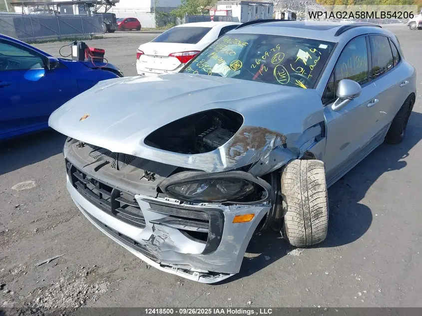2021 Porsche Macan Gts VIN: WP1AG2A58MLB54206 Lot: 12418500