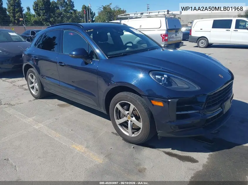 2021 Porsche Macan VIN: WP1AA2A50MLB01968 Lot: 45283097