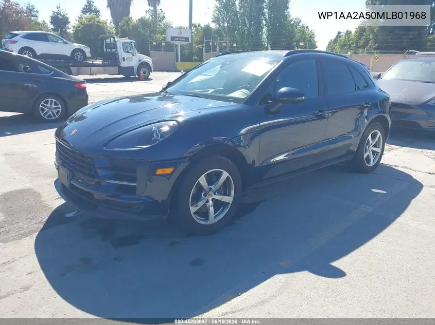 2021 Porsche Macan VIN: WP1AA2A50MLB01968 Lot: 45283097