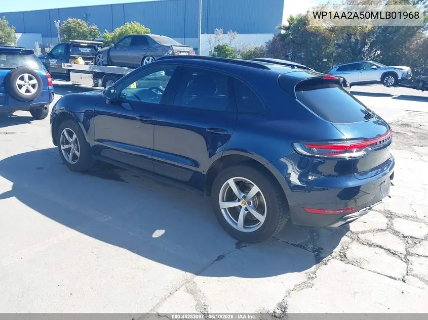 2021 Porsche Macan VIN: WP1AA2A50MLB01968 Lot: 45283097