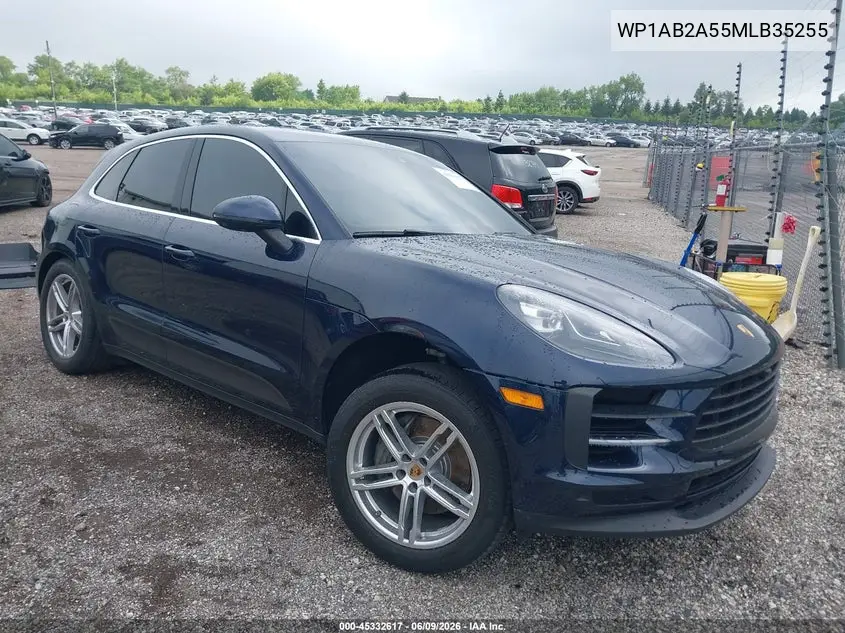 2021 Porsche Macan S VIN: WP1AB2A55MLB35255 Lot: 45332617