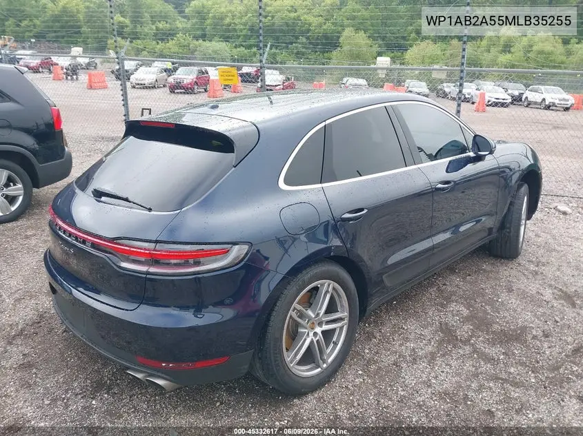2021 Porsche Macan S VIN: WP1AB2A55MLB35255 Lot: 45332617
