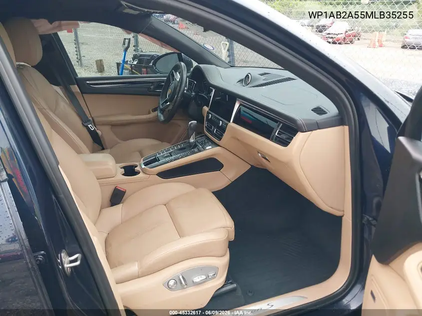 2021 Porsche Macan S VIN: WP1AB2A55MLB35255 Lot: 45332617