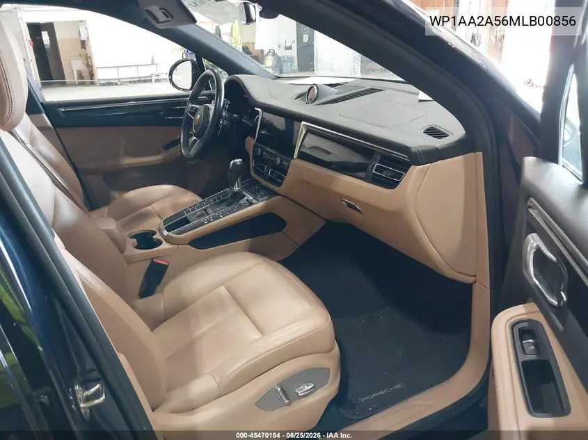 2021 Porsche Macan VIN: WP1AA2A56MLB00856 Lot: 45470184