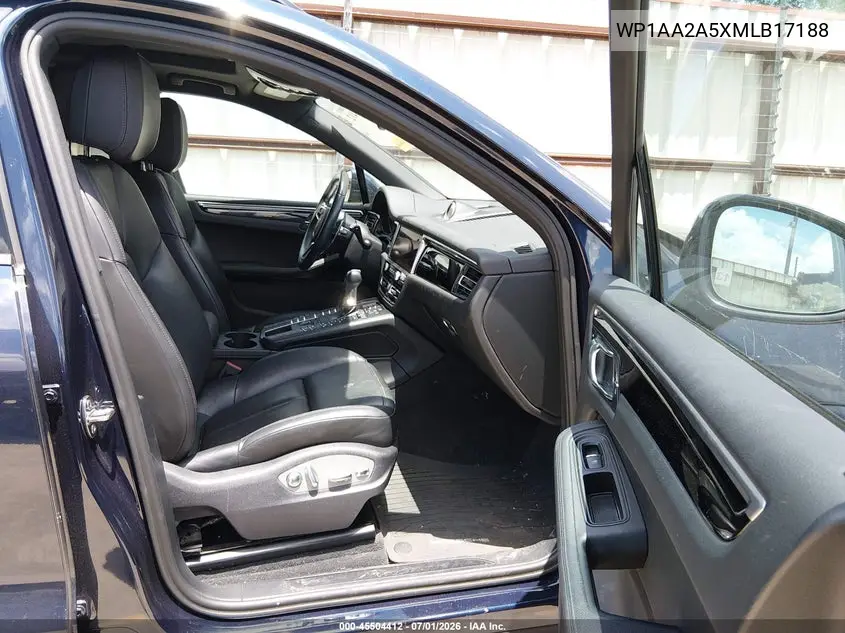 2021 Porsche Macan VIN: WP1AA2A5XMLB17188 Lot: 45504412