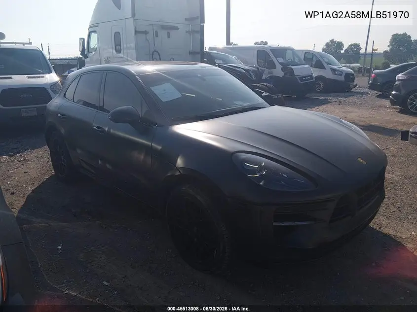 2021 Porsche Macan Gts VIN: WP1AG2A58MLB51970 Lot: 45513008