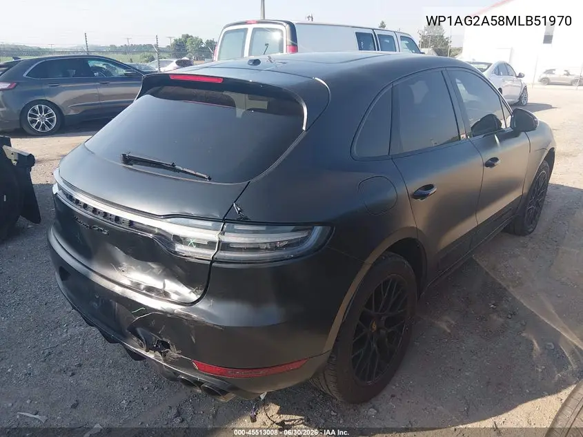 2021 Porsche Macan Gts VIN: WP1AG2A58MLB51970 Lot: 45513008