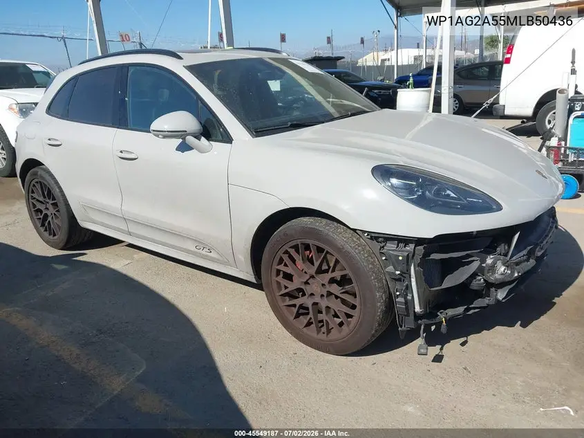 2021 Porsche Macan Gts VIN: WP1AG2A55MLB50436 Lot: 45549187