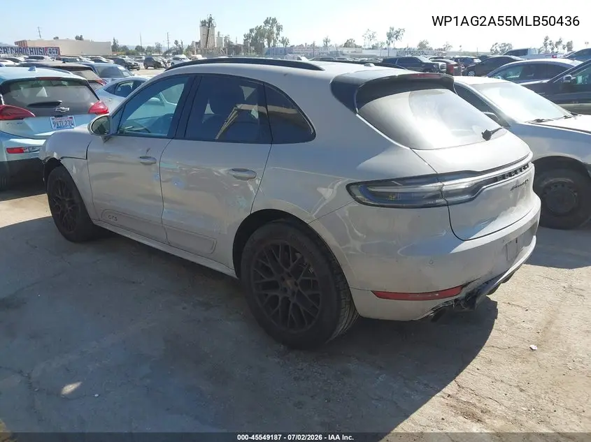 2021 Porsche Macan Gts VIN: WP1AG2A55MLB50436 Lot: 45549187