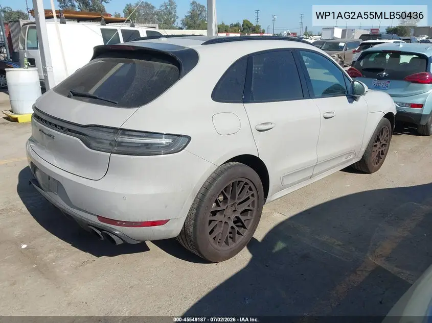 2021 Porsche Macan Gts VIN: WP1AG2A55MLB50436 Lot: 45549187
