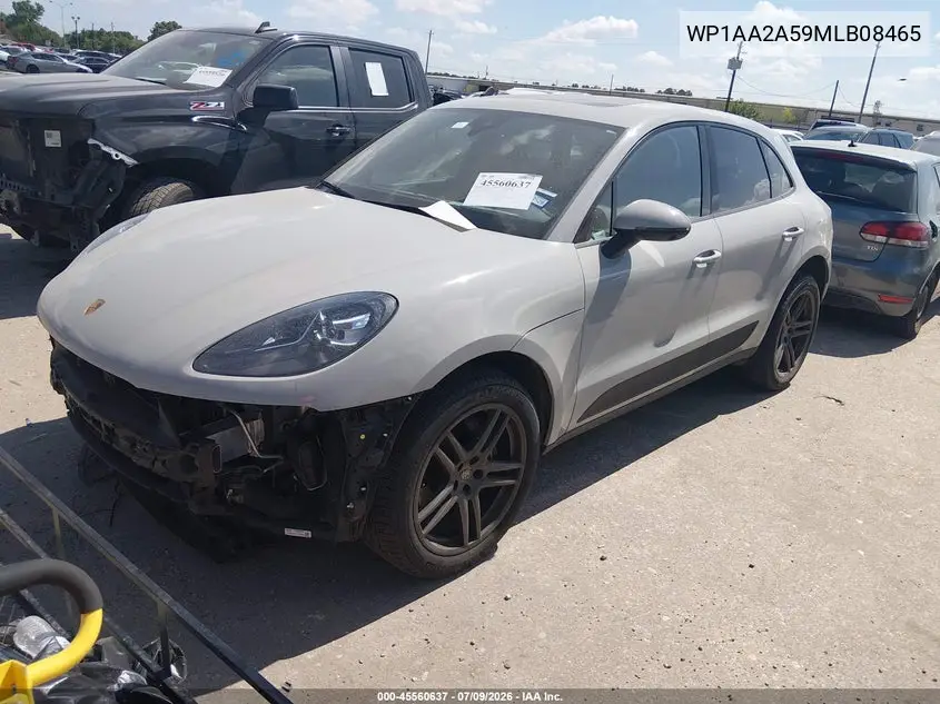 2021 Porsche Macan VIN: WP1AA2A59MLB08465 Lot: 45560637