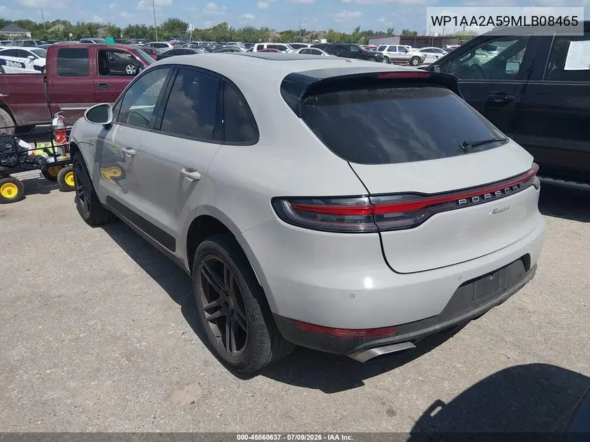 2021 Porsche Macan VIN: WP1AA2A59MLB08465 Lot: 45560637