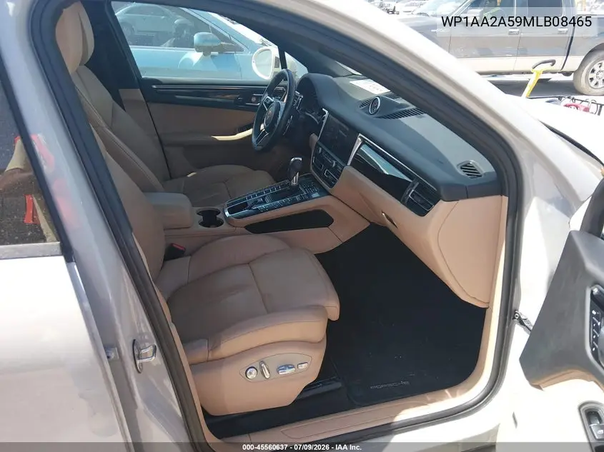 2021 Porsche Macan VIN: WP1AA2A59MLB08465 Lot: 45560637