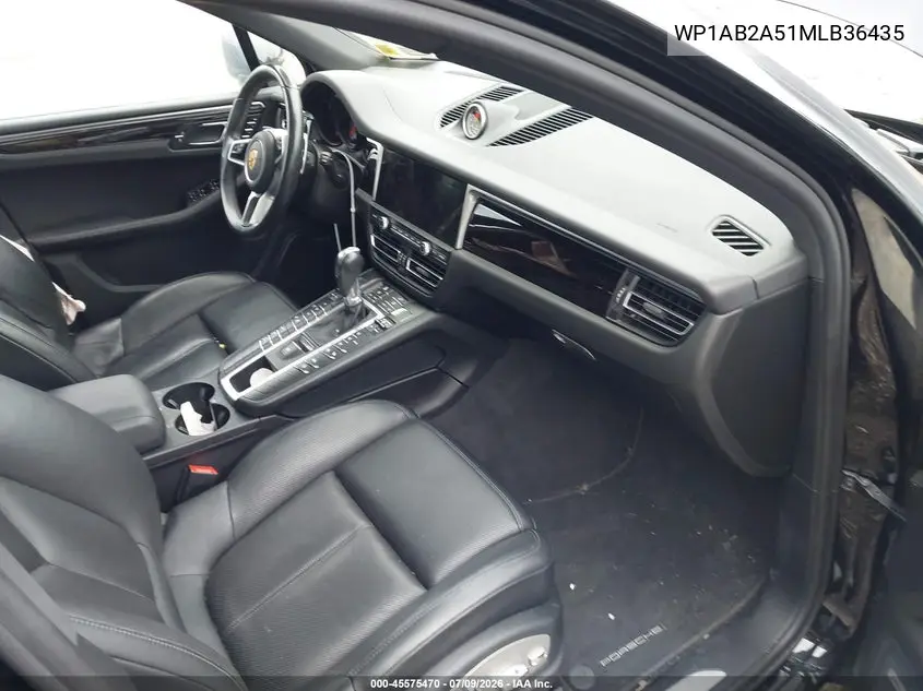 2021 Porsche Macan S VIN: WP1AB2A51MLB36435 Lot: 45575470