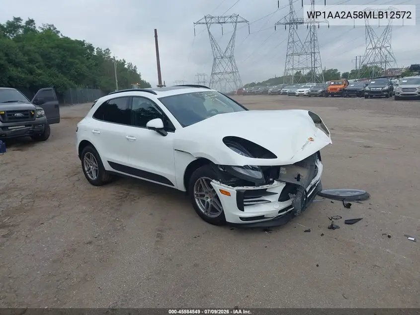 2021 Porsche Macan VIN: WP1AA2A58MLB12572 Lot: 45584549