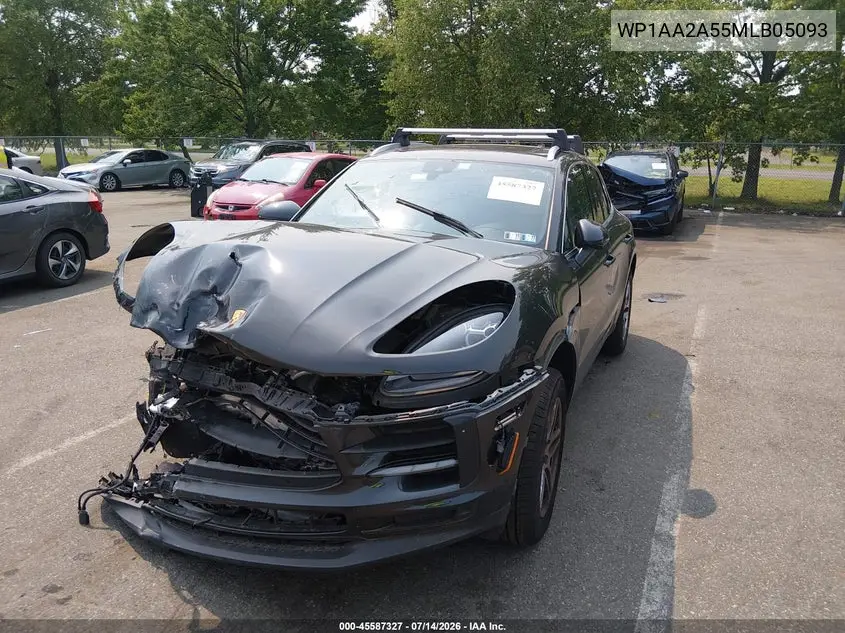 2021 Porsche Macan VIN: WP1AA2A55MLB05093 Lot: 45587327