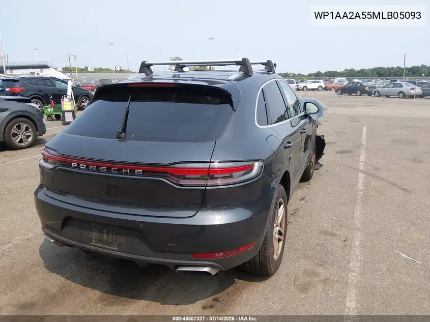 2021 Porsche Macan VIN: WP1AA2A55MLB05093 Lot: 45587327