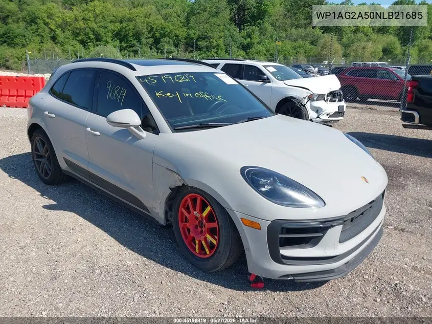 2022 Porsche Macan S VIN: WP1AG2A50NLB21685 Lot: 45196819