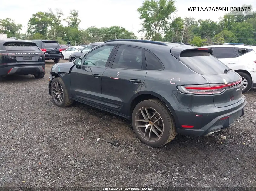 2022 Porsche Macan VIN: WP1AA2A59NLB08676 Lot: 45395103