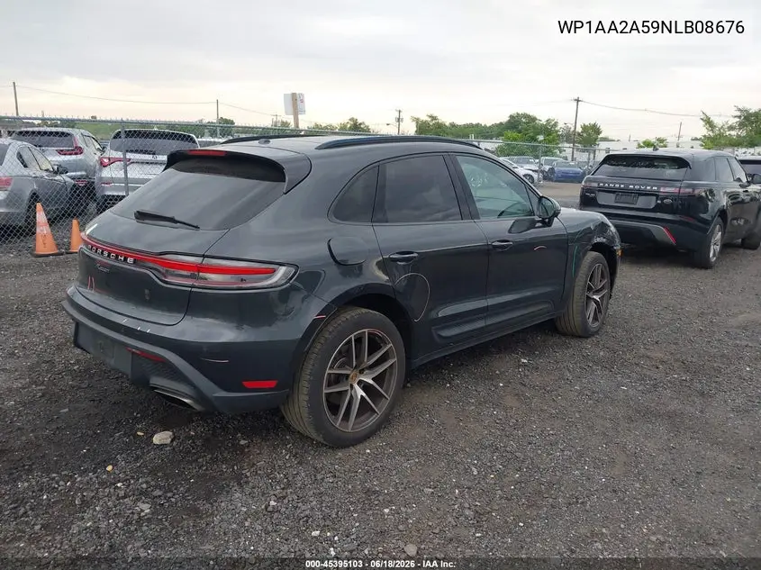 2022 Porsche Macan VIN: WP1AA2A59NLB08676 Lot: 45395103