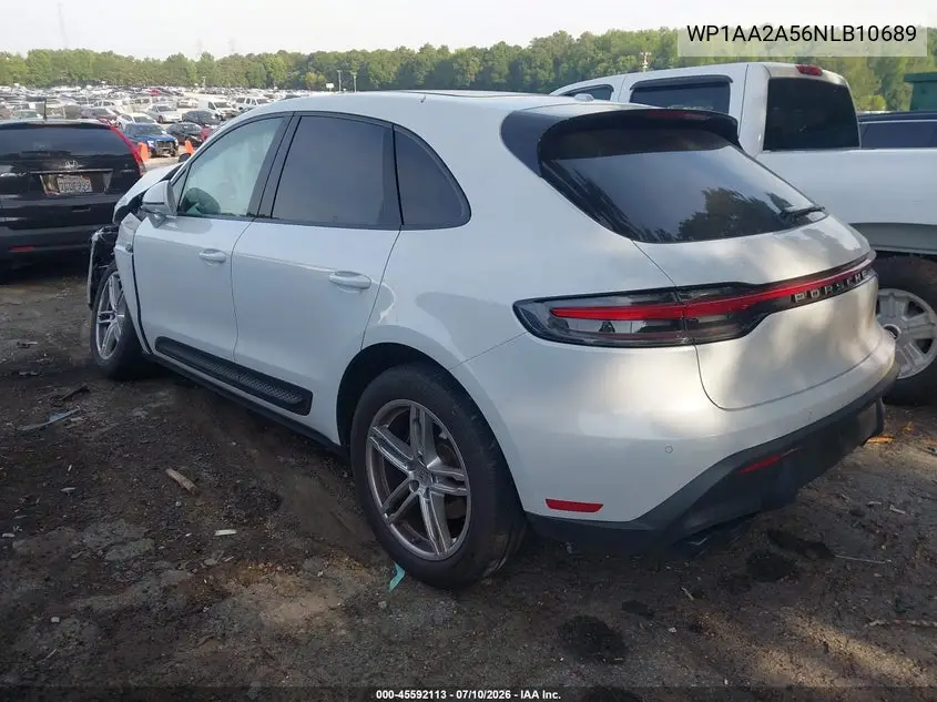 2022 Porsche Macan VIN: WP1AA2A56NLB10689 Lot: 45592113