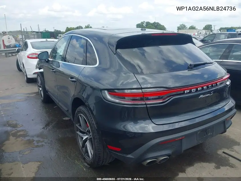 2022 Porsche Macan S VIN: WP1AG2A56NLB24736 Lot: 45680655