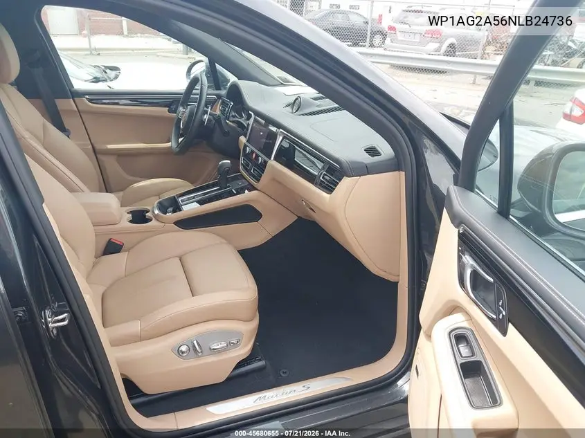 2022 Porsche Macan S VIN: WP1AG2A56NLB24736 Lot: 45680655