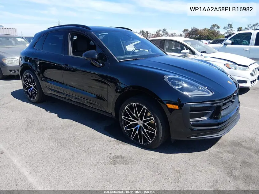 2023 Porsche Macan T VIN: WP1AA2A58PLB16982 Lot: 45343034