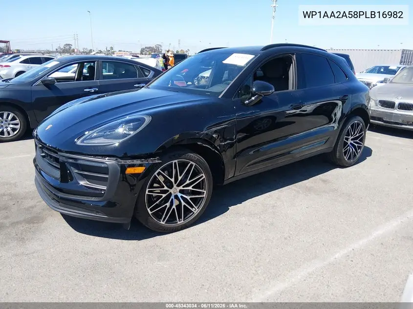 2023 Porsche Macan T VIN: WP1AA2A58PLB16982 Lot: 45343034