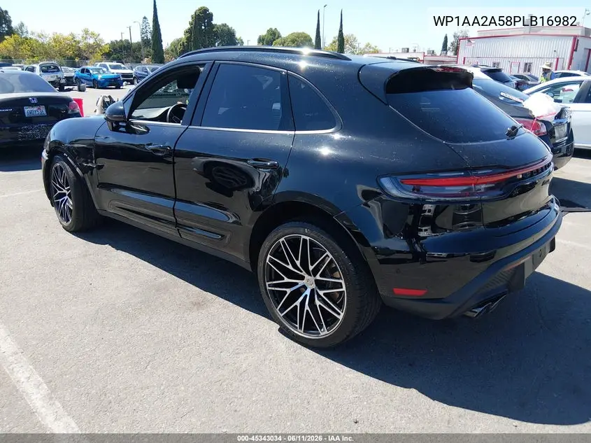 2023 Porsche Macan T VIN: WP1AA2A58PLB16982 Lot: 45343034