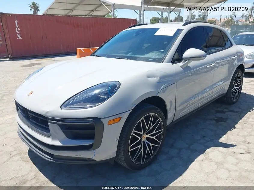 2023 Porsche Macan T VIN: WP1AA2A51PLB20209 Lot: 45377717