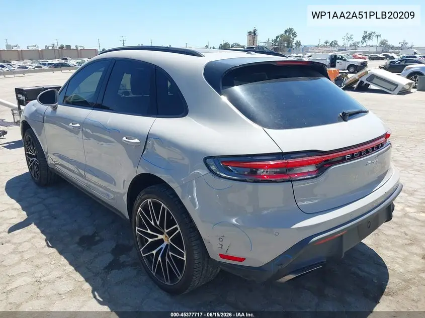 2023 Porsche Macan T VIN: WP1AA2A51PLB20209 Lot: 45377717