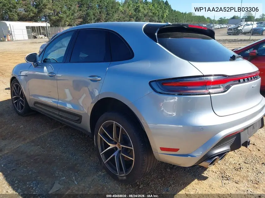 2023 Porsche Macan T VIN: WP1AA2A52PLB03306 Lot: 45458830
