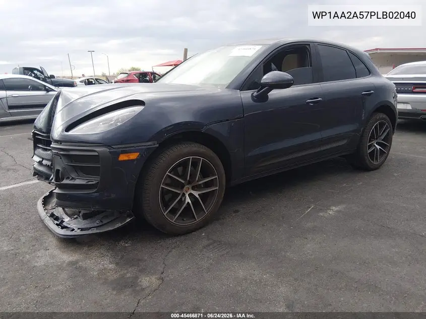 2023 Porsche Macan T VIN: WP1AA2A57PLB02040 Lot: 45466871