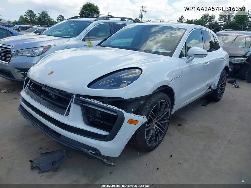2024 Porsche Macan T VIN: WP1AA2A57RLB16359 Lot: 45349838