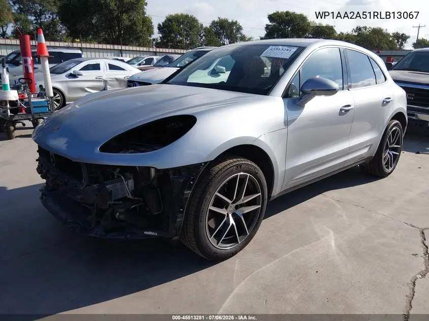2024 Porsche Macan T VIN: WP1AA2A51RLB13067 Lot: 45513281