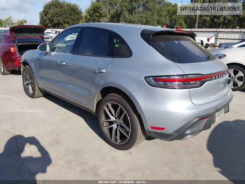 2024 Porsche Macan T VIN: WP1AA2A51RLB13067 Lot: 45513281