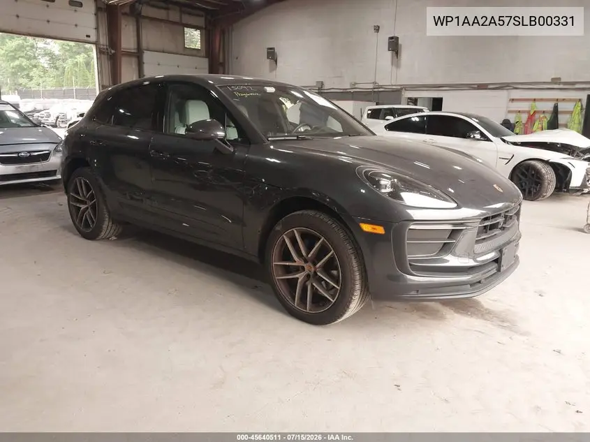 2025 Porsche Macan T VIN: WP1AA2A57SLB00331 Lot: 45640511