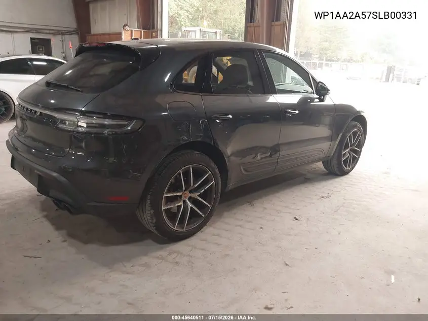 2025 Porsche Macan T VIN: WP1AA2A57SLB00331 Lot: 45640511