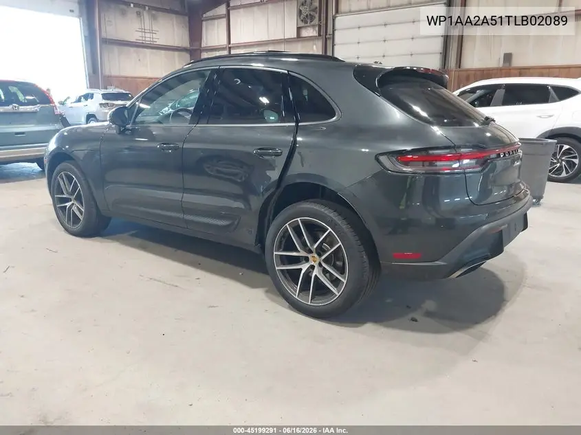 2026 Porsche Macan T VIN: WP1AA2A51TLB02089 Lot: 45199291