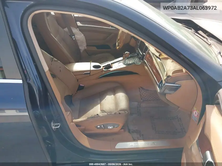 2010 Porsche Panamera S VIN: WP0AB2A73AL063972 Lot: 45042687