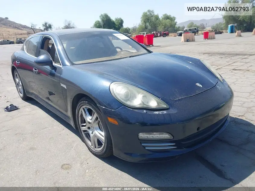 2010 Porsche Panamera 4S VIN: WP0AB2A79AL062793 Lot: 45214097