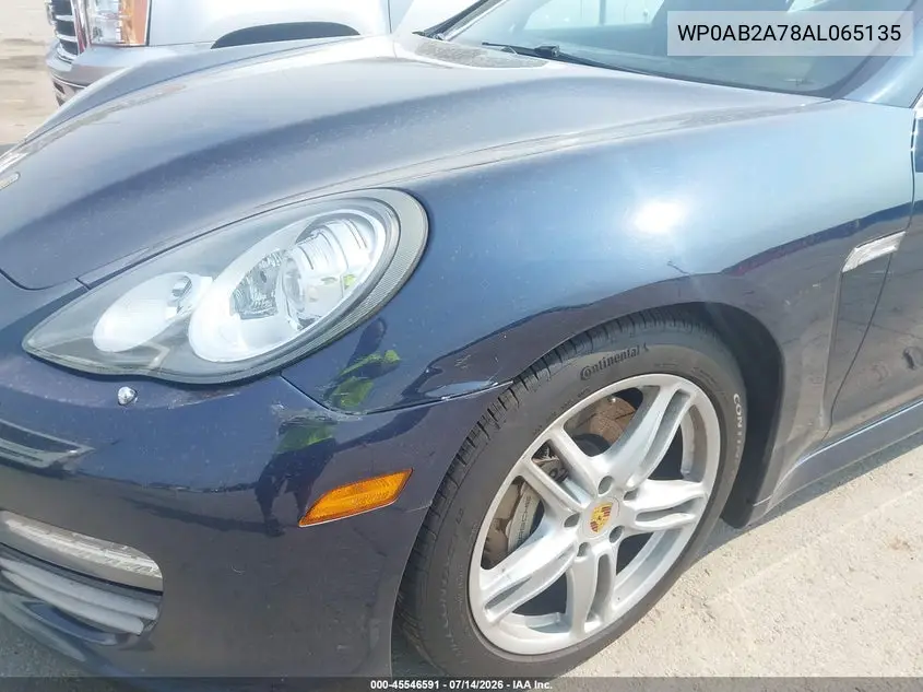 2010 Porsche Panamera 4S VIN: WP0AB2A78AL065135 Lot: 45546591