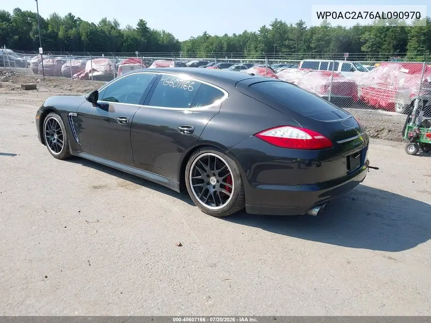 2010 Porsche Panamera Turbo VIN: WP0AC2A76AL090970 Lot: 45607166