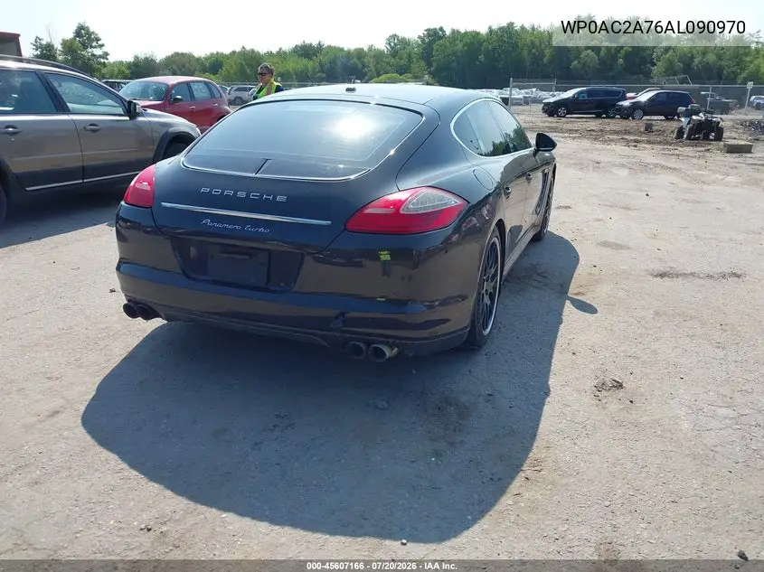 2010 Porsche Panamera Turbo VIN: WP0AC2A76AL090970 Lot: 45607166