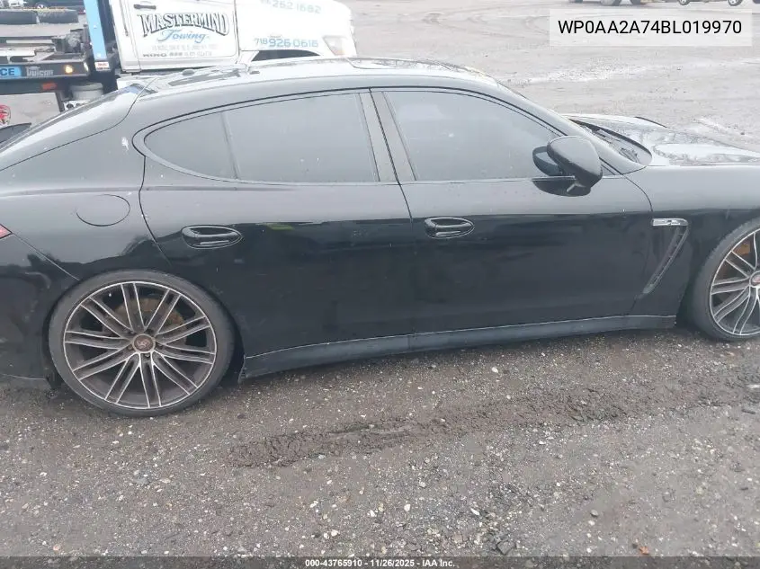2011 Porsche Panamera 4 VIN: WP0AA2A74BL019970 Lot: 43765910