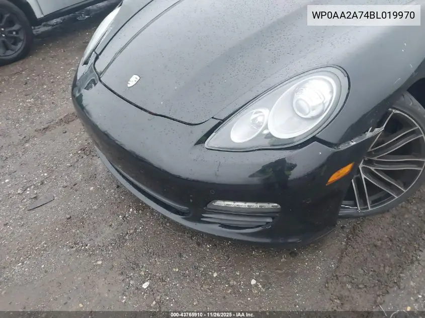 2011 Porsche Panamera 4 VIN: WP0AA2A74BL019970 Lot: 43765910