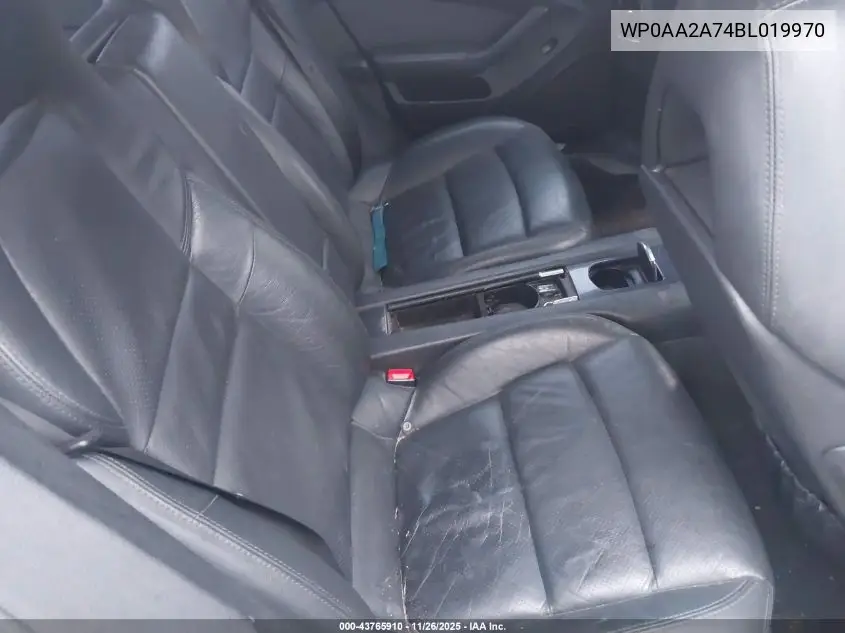 2011 Porsche Panamera 4 VIN: WP0AA2A74BL019970 Lot: 43765910